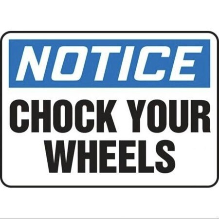 Accuform OSHA NOTICE SIGN NO VEHICLES BEYOND MVHR860XT MVHR860XT